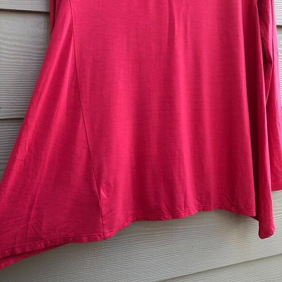 St. John Fit and Flare Long Sleeve Pink Shirt - Size 2 - Picture 5 of 5